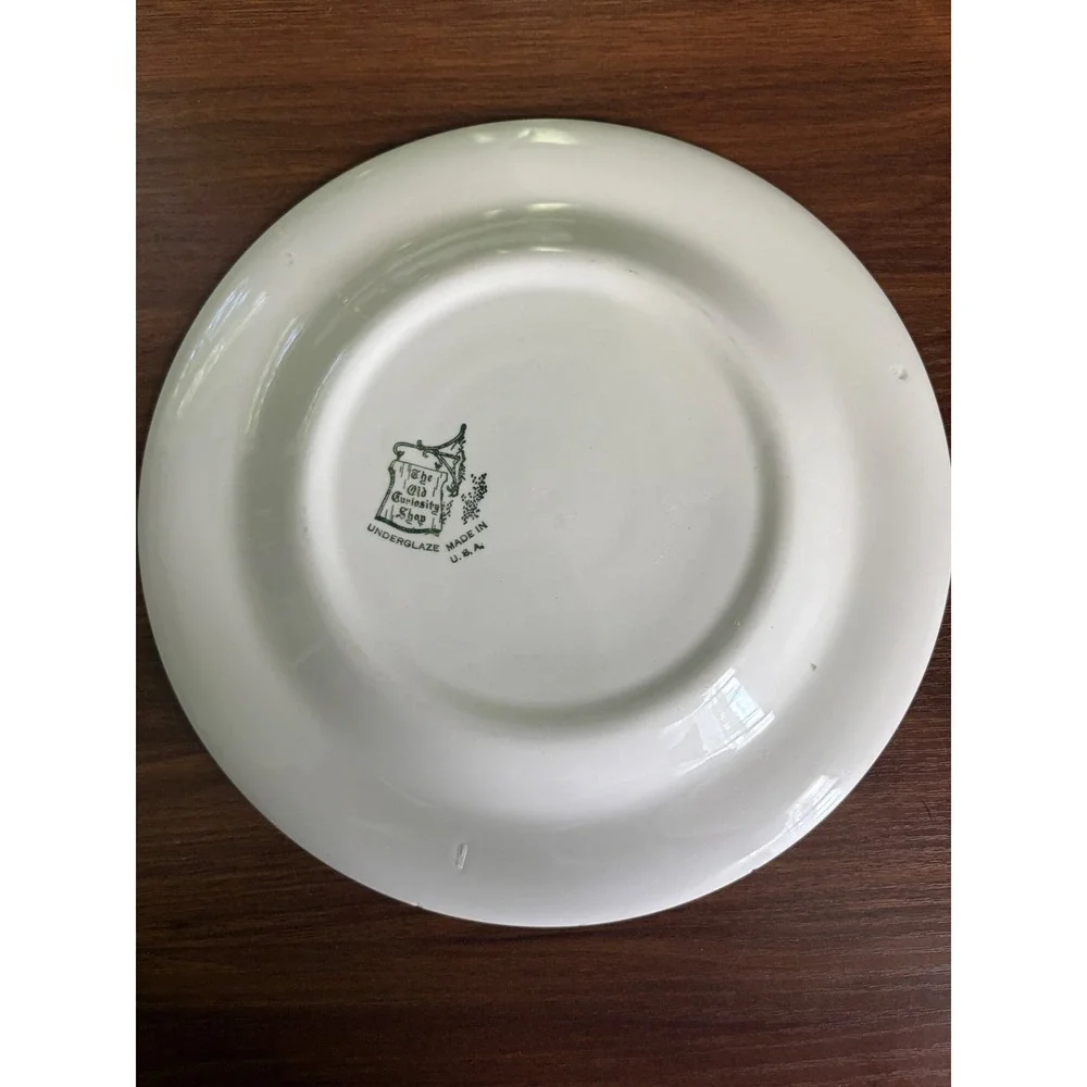 Ye Old Curiosity Shop Souvenir Plate, Vintage Collectible China